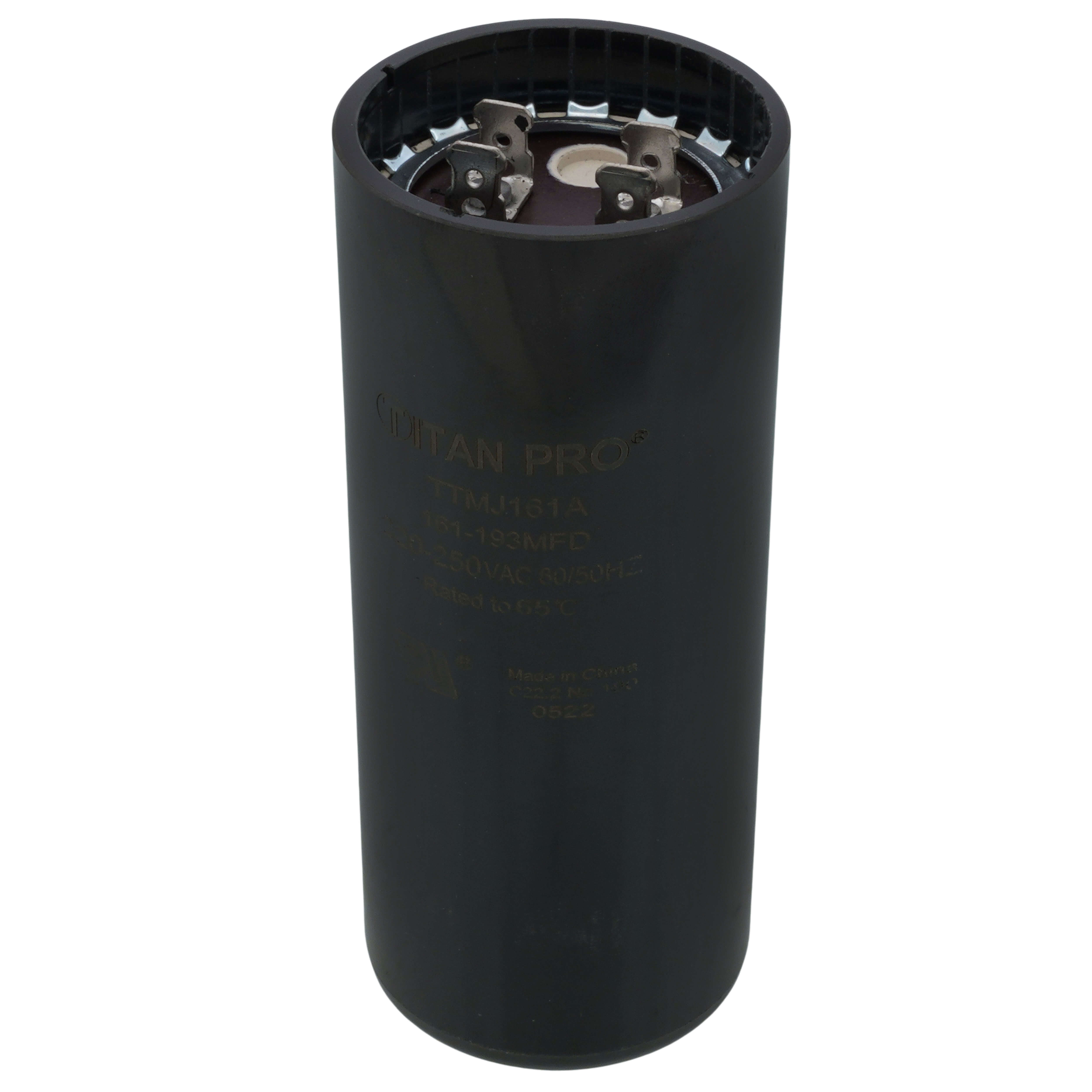 TTMJ161A - Titan Pro TTMJ161A - 220-250V Start Capacitor (161-193 MFD)