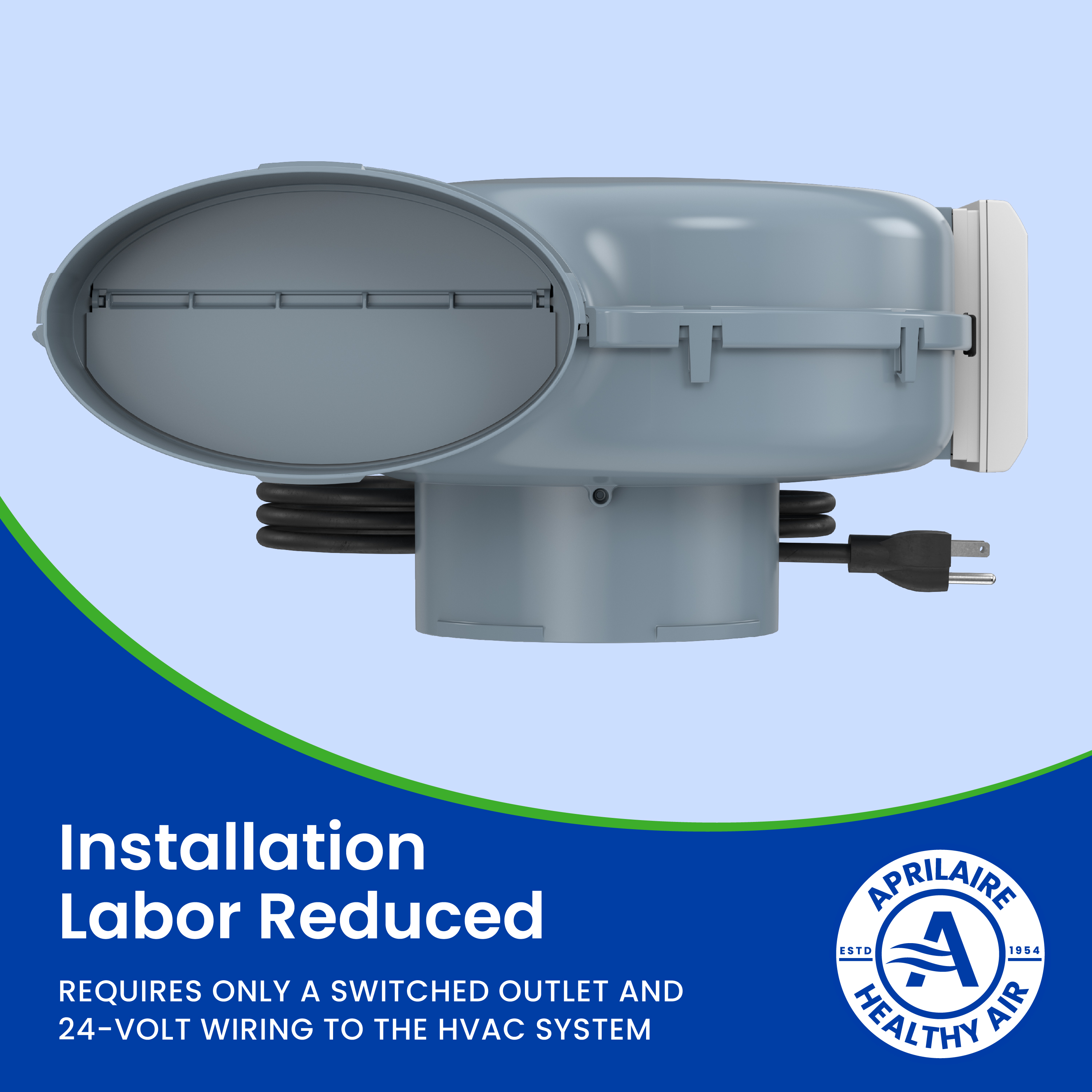 8142 - Aprilaire 8142 - 8142 Fresh Air Ventilator w/ Backdraft