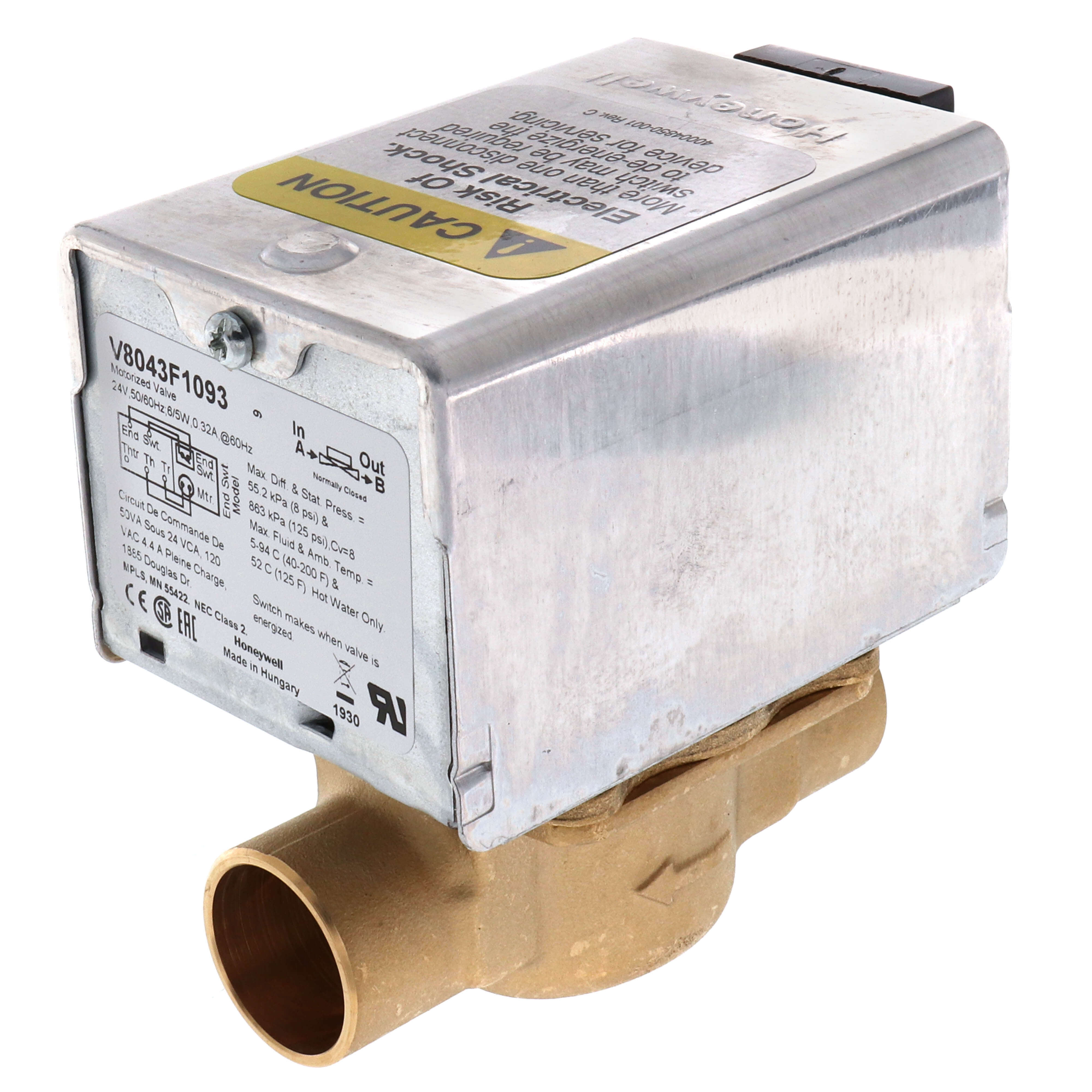 V8043F1093 - Honeywell Home V8043F1093 - 3/4