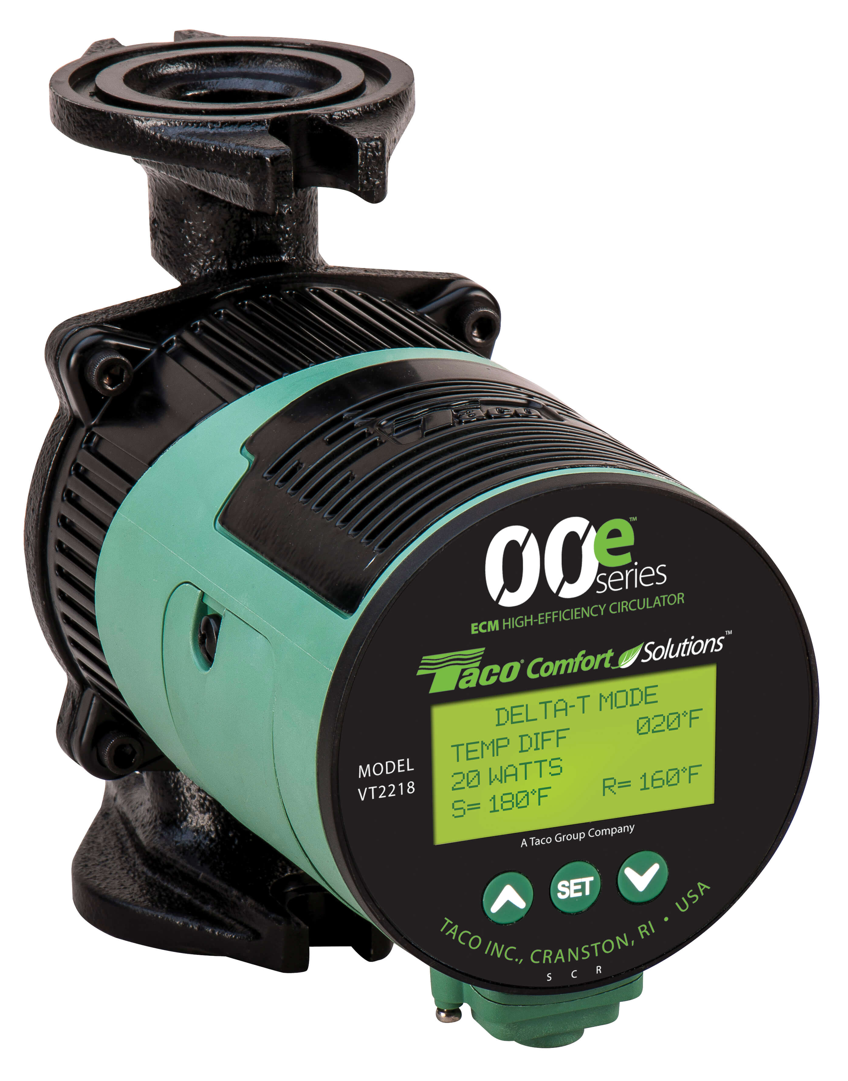 VT2218 - Taco VT2218 - Viridian Delta-T Variable Speed ECM High