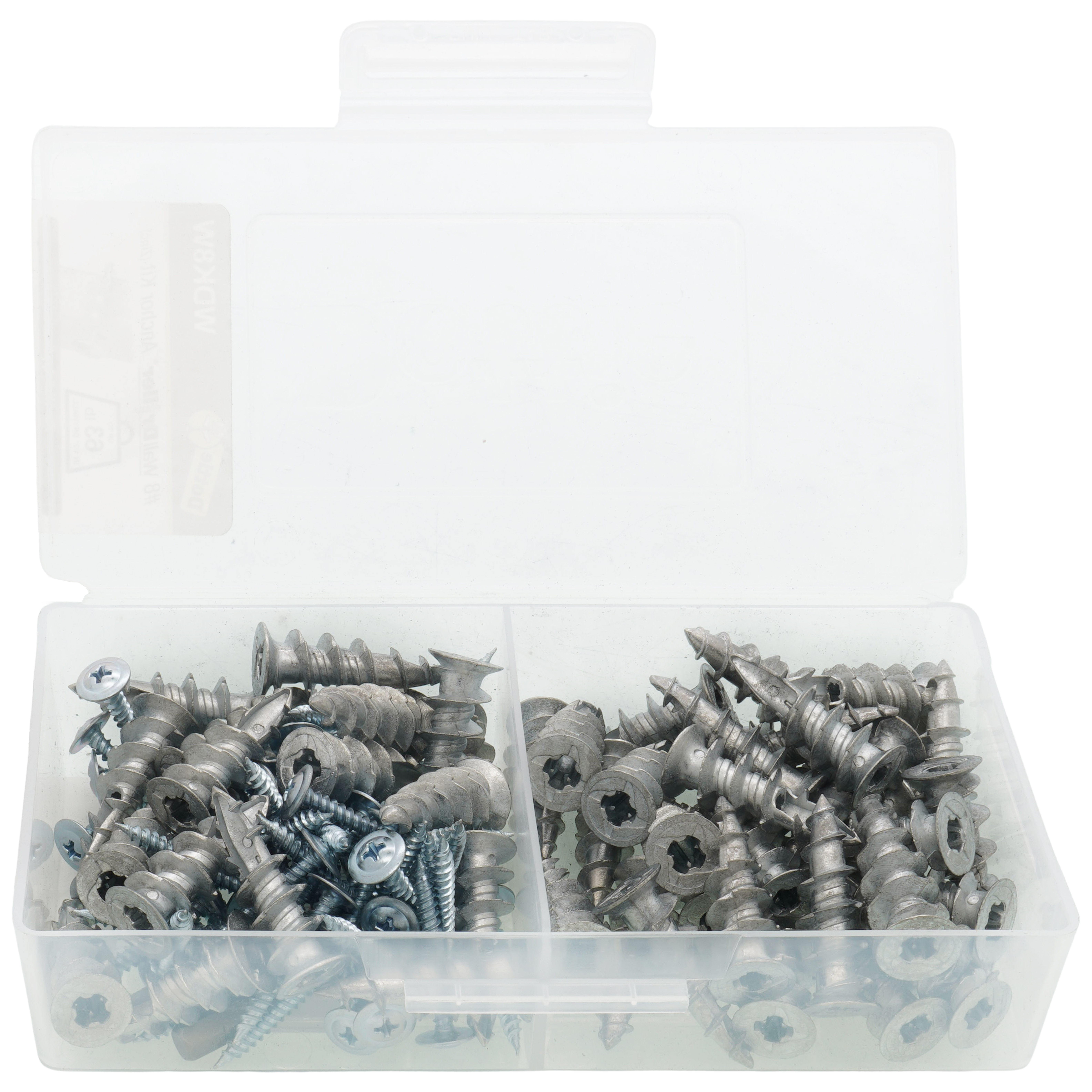 WDK8W - LH Dottie WDK8W - #8 Zinc Alloy Walldriller Anchor Kit w