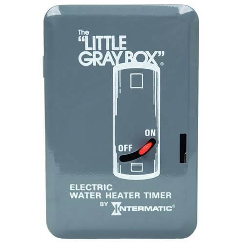 WH40 - Intermatic WH40 - The Little Gray Box - Mechanical Water Heater Time  Switch, 40A, DPST (208-250V)