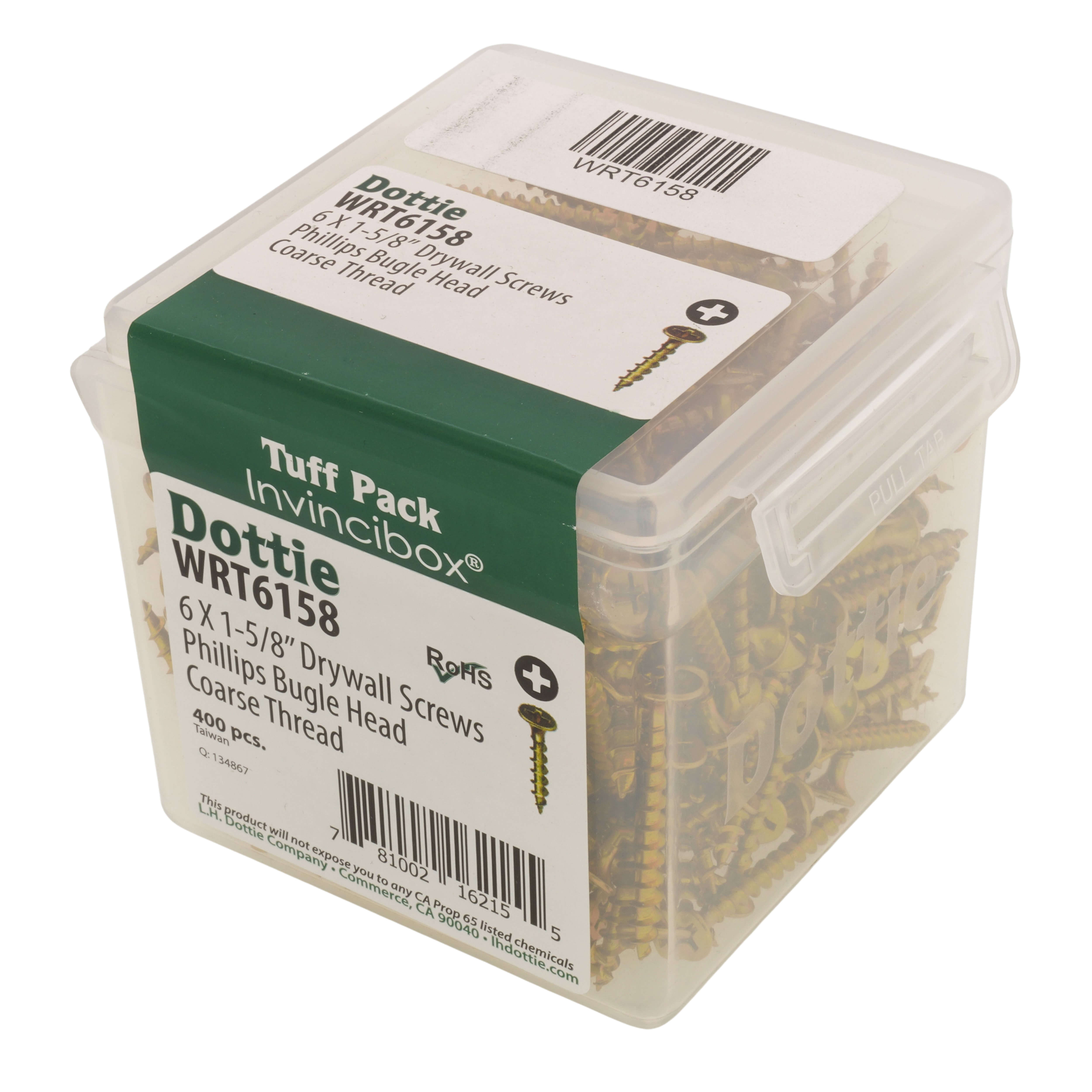WRT6158 - LH Dottie WRT6158 - #6 x 1-5/8