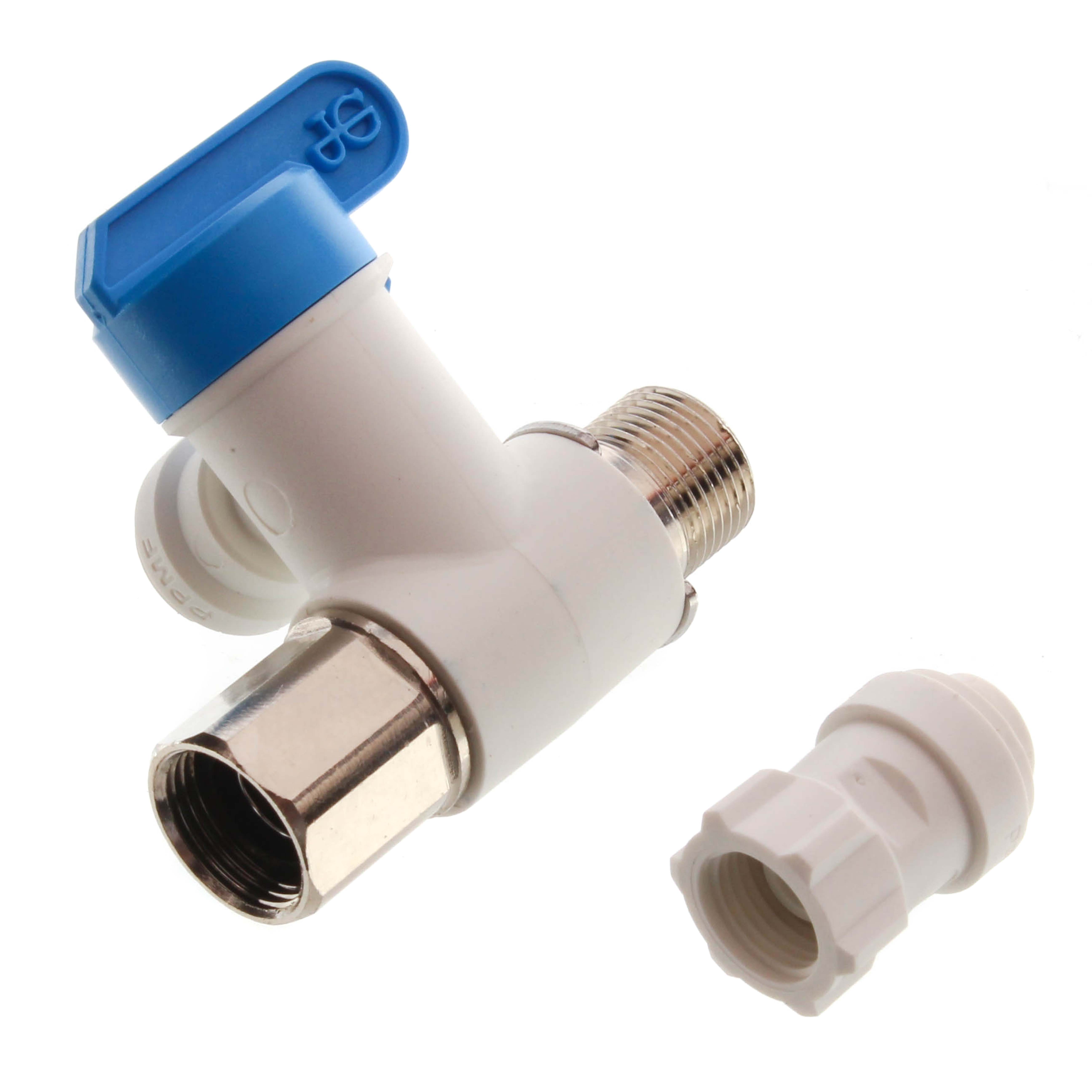 John Guest WSK-B Water Supply Kit - Includes 25 Ft Blue Tubing, Angle Stop Valve & Connector - View #10