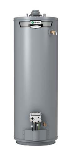 XCR-40 - AO Smith XCR-40 - 40 Gallon - 40,000 BTU ProLine Plus High  Efficiency Residential Gas Water Heater - Tall Model, Nat Gas (10 Yr  Warranty)