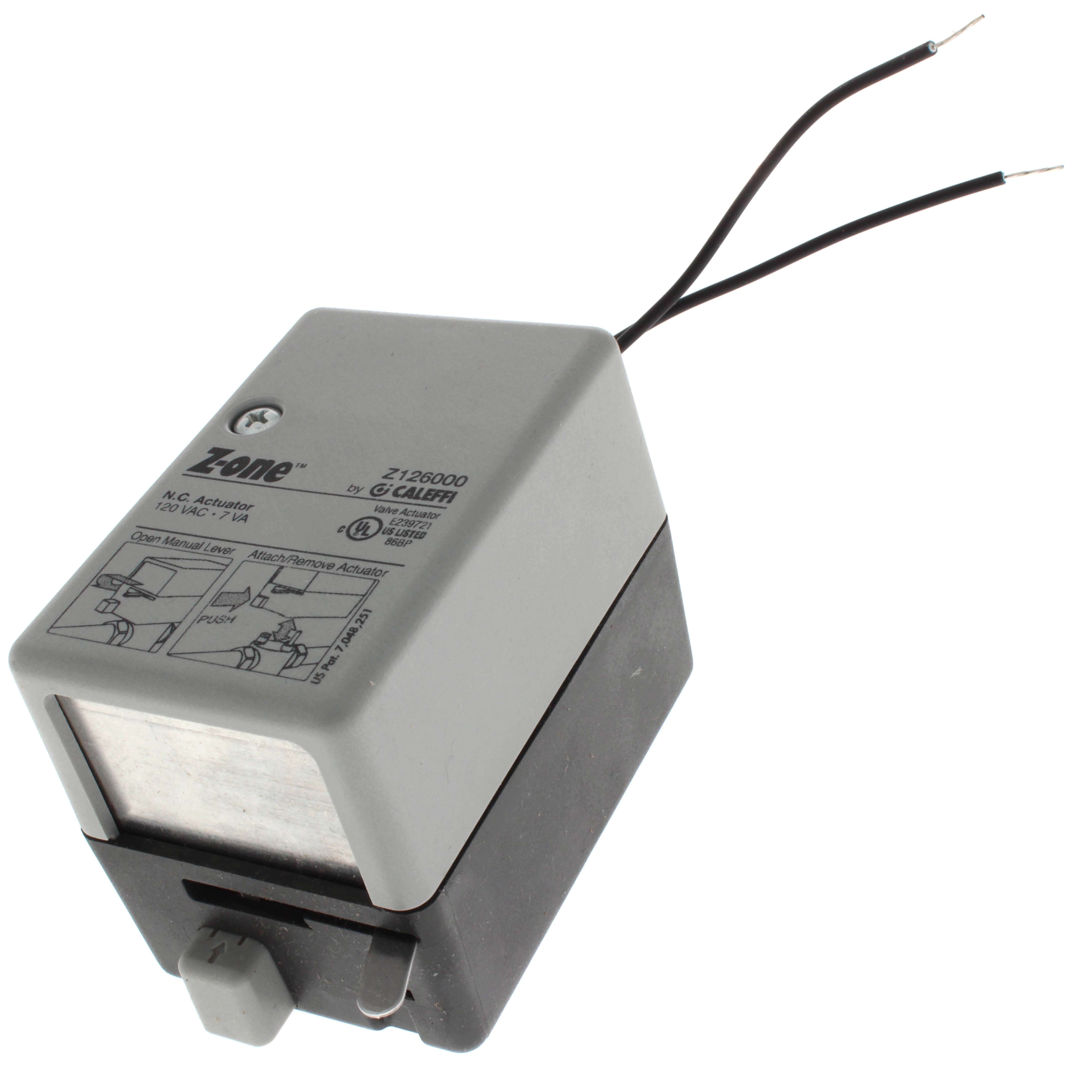 Z126000 - Caleffi Z126000 - 120V Normally Closed Actuator no aux