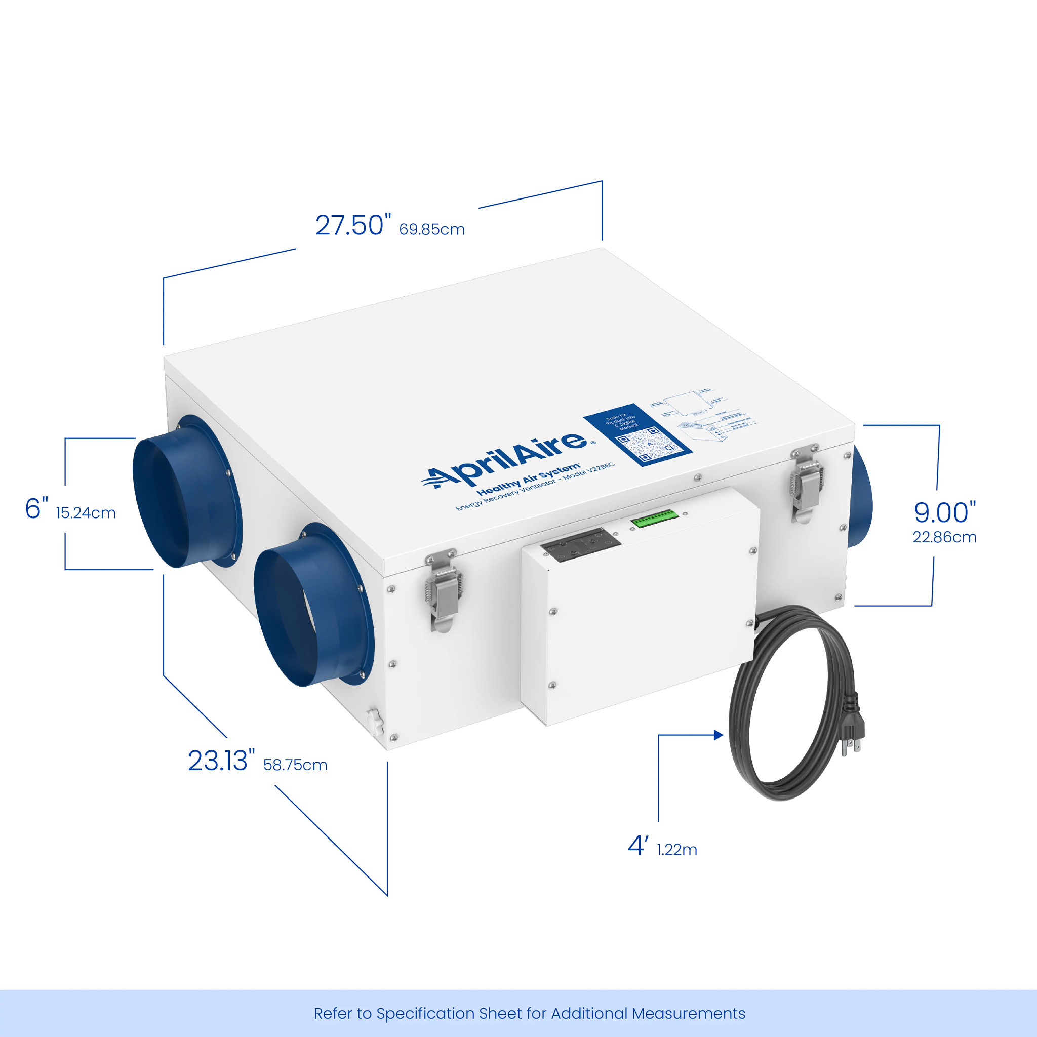 V22BEC - Aprilaire V22BEC - V22BEC Energy Recovery Ventilator w