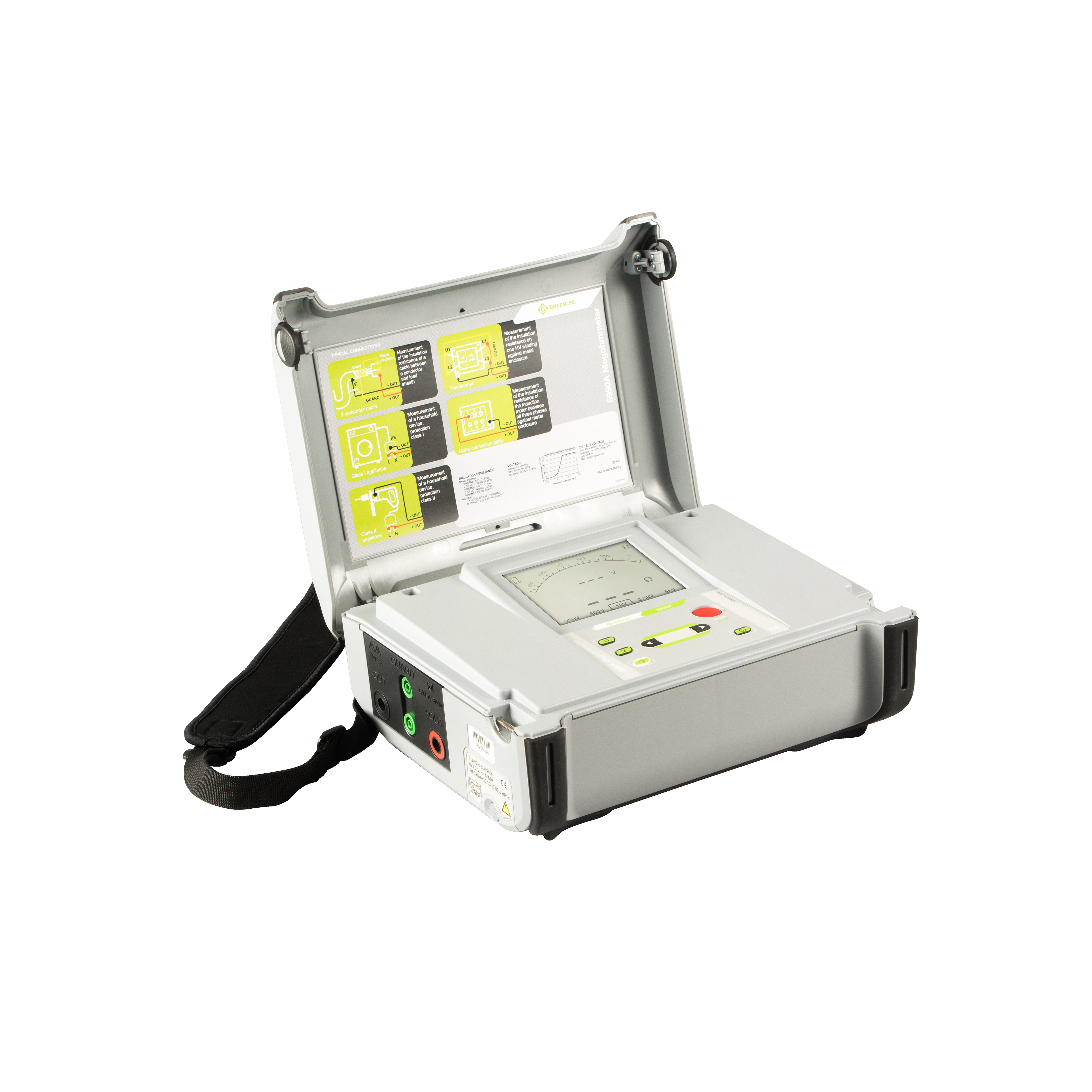 5990A - Greenlee 5990A - Megohmmeter, Insulation Tester, 5kV