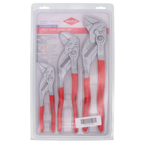 00-20-06-US2 - Knipex 00-20-06-US2 - 3 Piece Nickel Plated Pliers