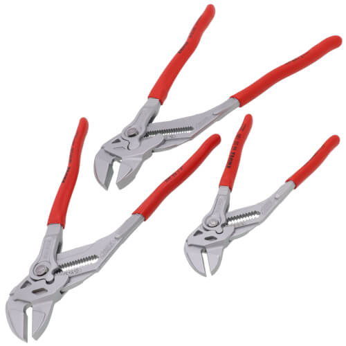 00-20-06-US2 - Knipex 00-20-06-US2 - 3 Piece Nickel Plated Pliers