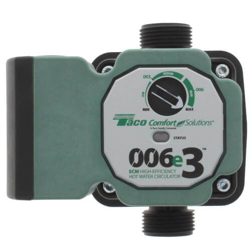 006E3 - Taco 006E3 - 006e3 ECM High-Efficiency Hot Water Circulation Pump