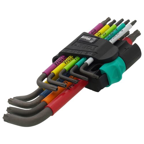 05073599001 - Wera 05073599001 - 967/9 TX BO 1 SB 9-Piece L-Key