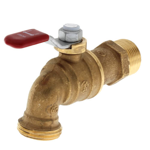 107-169NL - Legend Valve 107-169NL - T-540 3/4 Forged Brass Water Heater  Drain Ball Valve w/ Lever Handle (Lead Free)