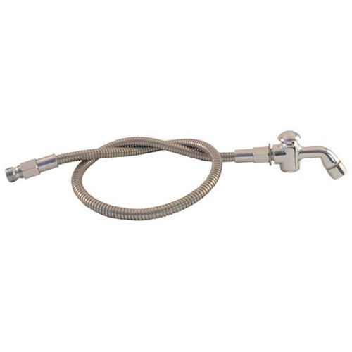 T&S Brass Spray Valve With Aerator - 36 Flexible Stainless Steel Hose