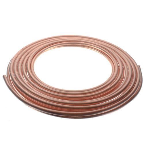 Bobine De Tube Cuivre Mueller Streamline Réfrigération - Référence D08050P - Longueur 50 Pieds (15.24m) - Diamètre 1/2 Pouce