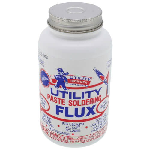 14-216 - Utility 14-216 - Paste Soldering Flux w/ Brush (1/2 lb.)