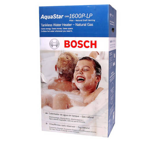 1600P-LP - Bosch 1600P-LP - Bosch Aquastar 1600P Propane Whole House  Tankless Water Heater