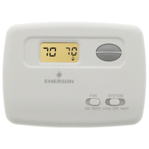 1F78-144 - White Rodgers 1F78-144 - Non-Programmable Thermostat, 24 Volt or  Millivolt system, Horizontal