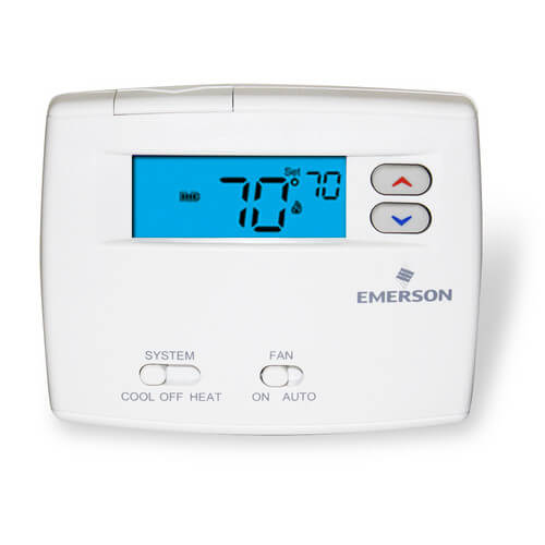 1F86-0244 - White Rodgers 1F86-0244 - Non-Programmable, 1H/1C, Blue 2  Digital Thermostat, Replaces 1F86-344