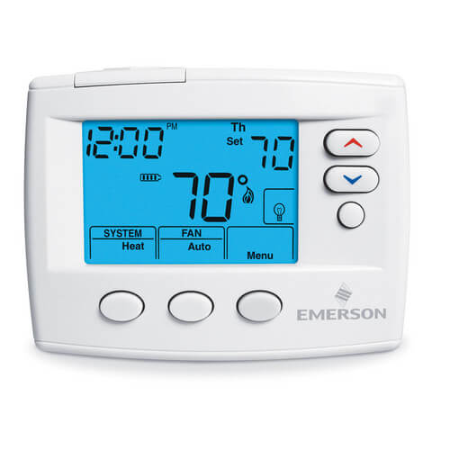 1F86-0471 - White Rodgers 1F86-0471 - 80 Series Non-Programmable, 1H/1C,  Blue Digital Thermostat