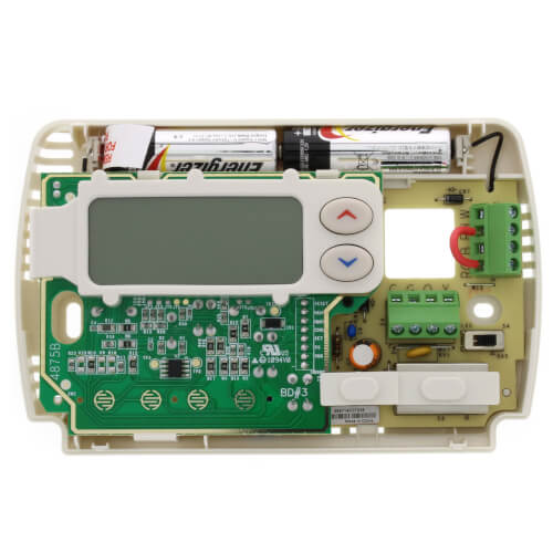 1F86-344 - White Rodgers 1F86-344 - Non-Programmable Thermostat, Hardwired  or Battery Powered