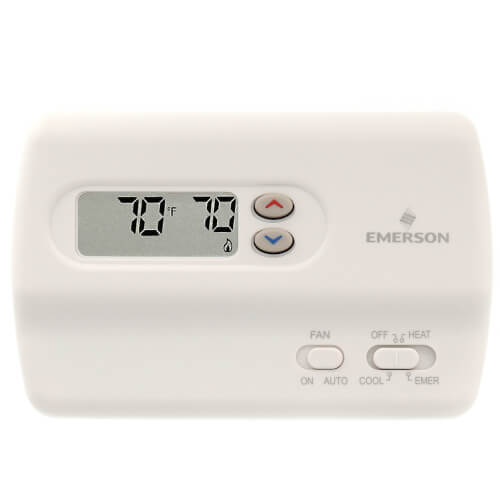 1F89-211 - White Rodgers 1F89-211 - Non-Programmable Digital Thermostat,  Standard Heat Pump (2H/1C), 24 Volts