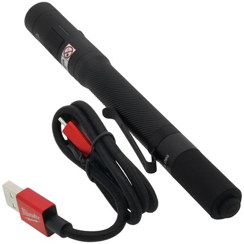 milwaukee 2010r flashlight Milwaukee 2010R Rechargeable 250L Penlight w/ Laser
