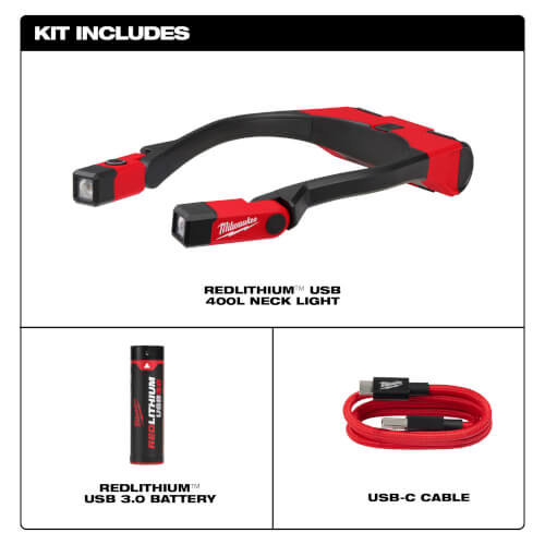 2117-21 - Milwaukee 2117-21 - REDLITHIUM USB 400L Neck Light