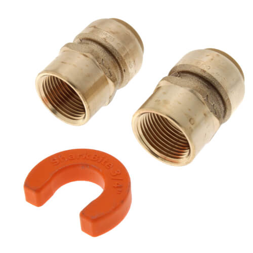 22441LF - SharkBite 22441LF - 3/4 SharkBite x 3/4 FNPT Water Heater  Installation Kit (Lead Free)