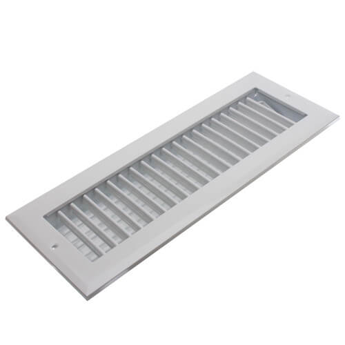 22456 - Hart u0026 Cooley 22456 - A618MS 14 x 4 (Wall Opening Size) White  Sidewall/Ceiling Register (A618MS Series)