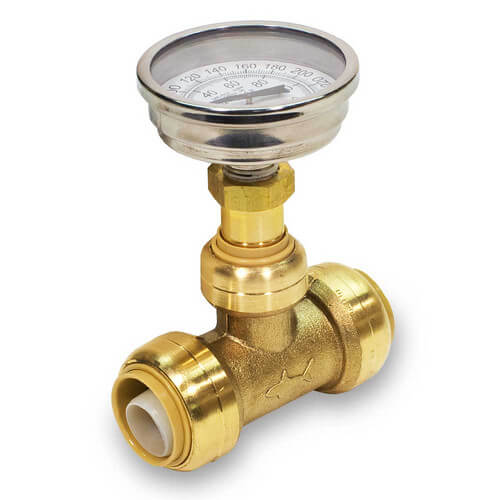 22773 - Cash-Acme 22773 - SharkBite Temperature Gauge with 3/4