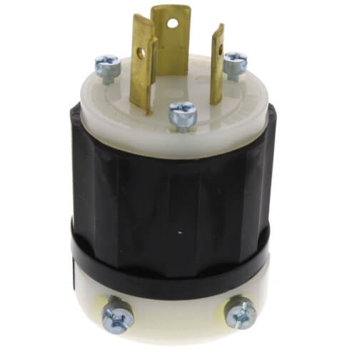 2341 - Leviton 2341 - Industrial Grade Locking Plug, 20A, 2P, NEMA