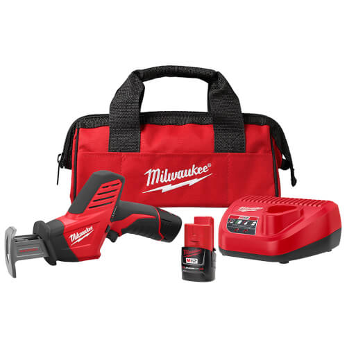 M PS 12本セット 2420-21 - Milwaukee 2420-21 - M12 Cordless Hackzall Recip Saw Kit