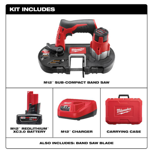 2429-21XC - Milwaukee 2429-21XC - M12 Cordless Sub-Compact Band