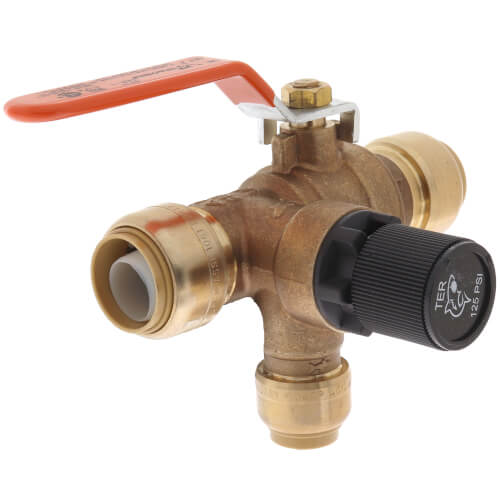 25704LF - SharkBite 25704LF - 3/4 x 3/4 x 1/2 TER-1 Thermal Expansion  Relief Valve (Lead Free)