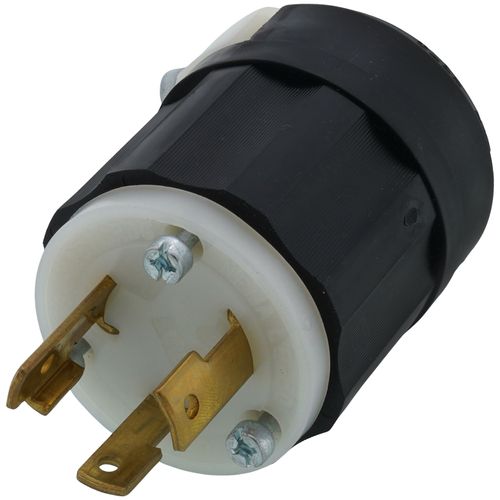 2611 - Leviton 2611 - Industrial Grade Locking Plug, 30A, 2P, NEMA