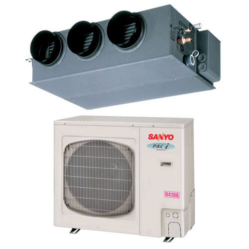 26UHW72R - 26UHW72R - 24,000 BTU Single Zone Mini-Split Concealed Duct Heat  Pump u0026 Air Conditioner