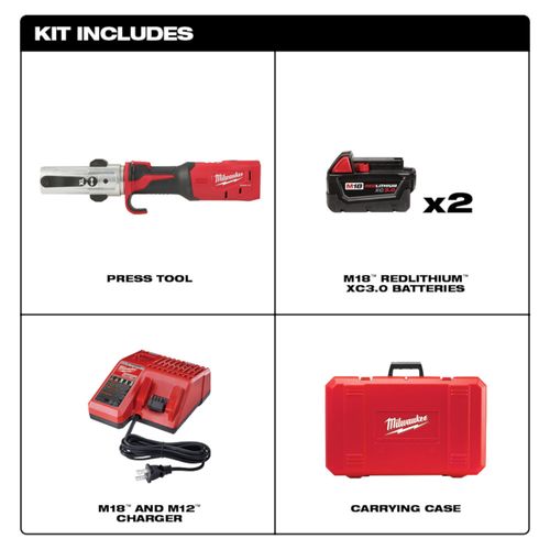 2773-20L - Milwaukee 2773-20L - M18 Force Logic Long Throw Press