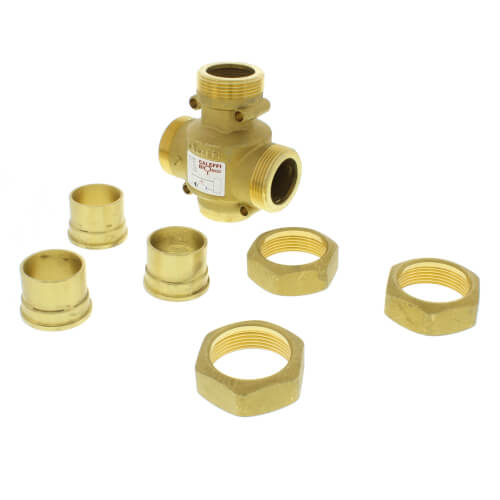 Mélangeur Thermostatique Caleffi 1 1/4" - Réf. 523170, Réglage 35–65 °C, Neuf