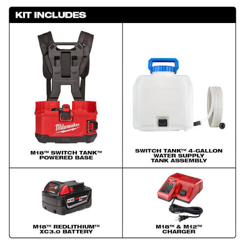 2820-21WS - Milwaukee 2820-21WS - M18 Switch Tank 4-Gallon