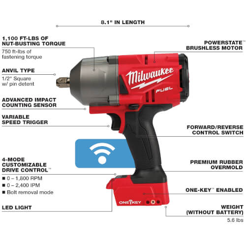 2862-20 - Milwaukee 2862-20 - M18 Fuel 1/2