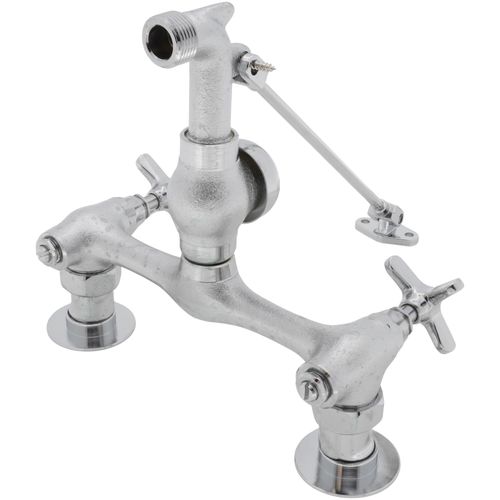 AA Faucet 8 Wall ount Coercial Copartent Sink Faucet with 12 Swivel Spout for Restaurant