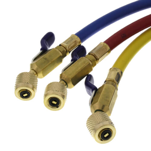 Refrigerant Adapter Yellow Jacket A2L - 1/4" Female LH To Male RH Fitting For Left-Handed Tanks Left-handed Refrigerant Fitting