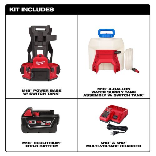 3019-21WS - Milwaukee 3019-21WS - M18 Switch Tank 4-Gallon