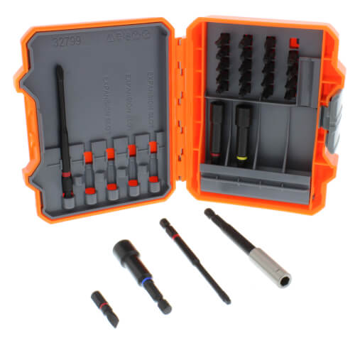 32799 - Klein Tools 32799 - Pro Impact Power Bit Set, 26 Piece