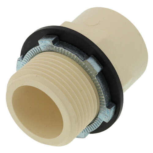 34160 - Oatey 34160 - 18 Bulk Plastic Water Heater Pan w/ 1 CPVC Fitting