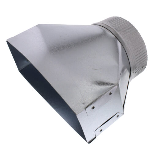 411 - Broan 411 - 3-1/4 x 10 to 6 Round Duct Transition