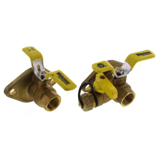 3/4 Zoll IPS Isolator Durchlauferhitzer Serviceventil-Kit – Messing, Mit Druckentlastungsventil