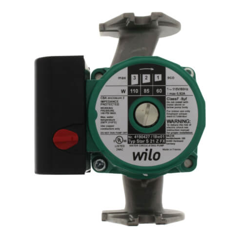 【wiloh】 4190427 - Wilo 4190427 - Star S 21 ZFX, 3-Speed Lead Free Star