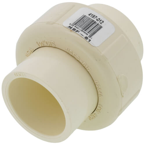 Evertuff® 3/4 in. Socket Straight SDR 11 CTS CPVC Union with EPDM O-Ring Seal